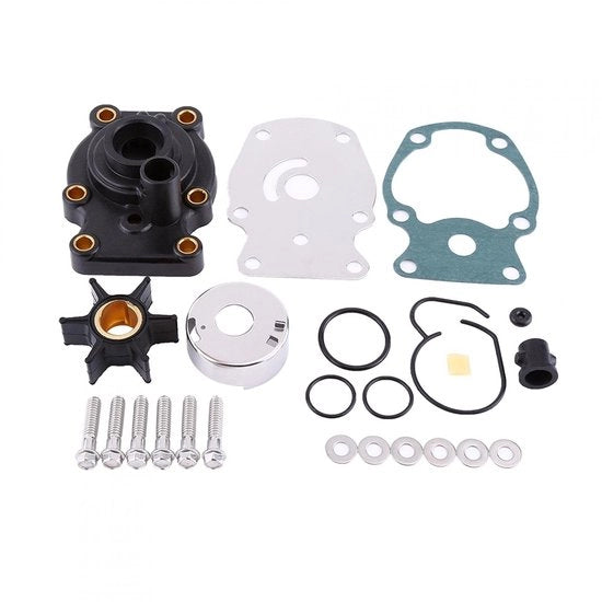 Impeller per pompa acqua - Kit di manutenzione per motori esterni - Incluso attrezzo - Materiale duraturo metallo/plastica - Sostituisce numero di riferimento OE 393630 - Pompa acqua