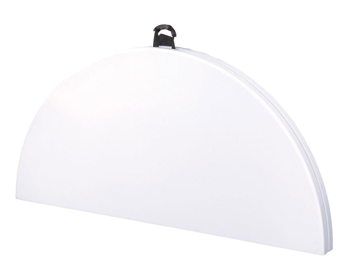 Tavolo Tondo Pieghevole da Catering Ø150 cm in Polietilene Vorghini Bianco