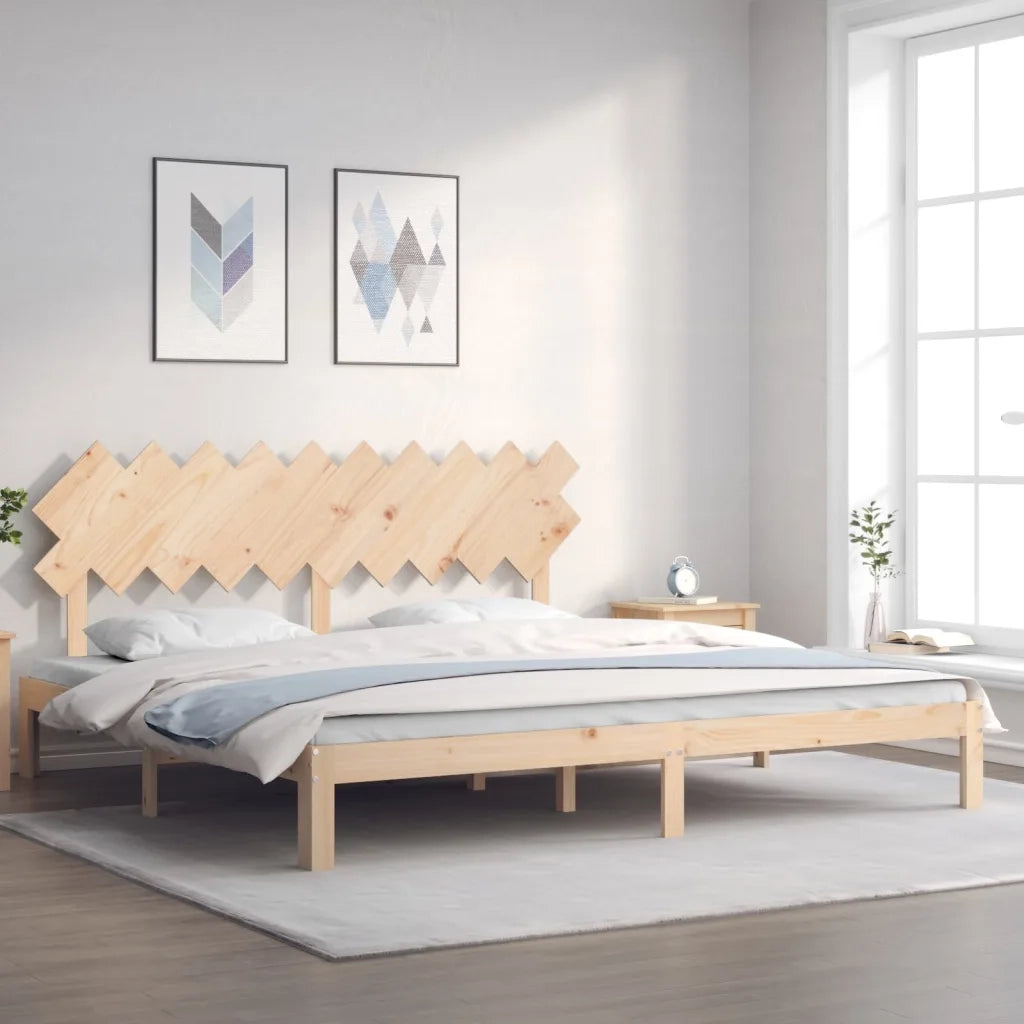 Giroletto con Testiera 200x200 cm in Legno Massellocod mxl 93572