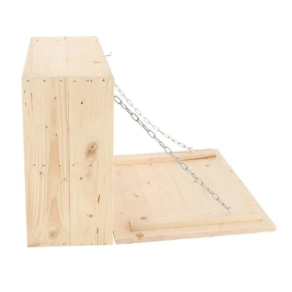 Esschert Design Mobile Bar a Muro con Mensola Ribaltabile M Naturale cod mxl 34137