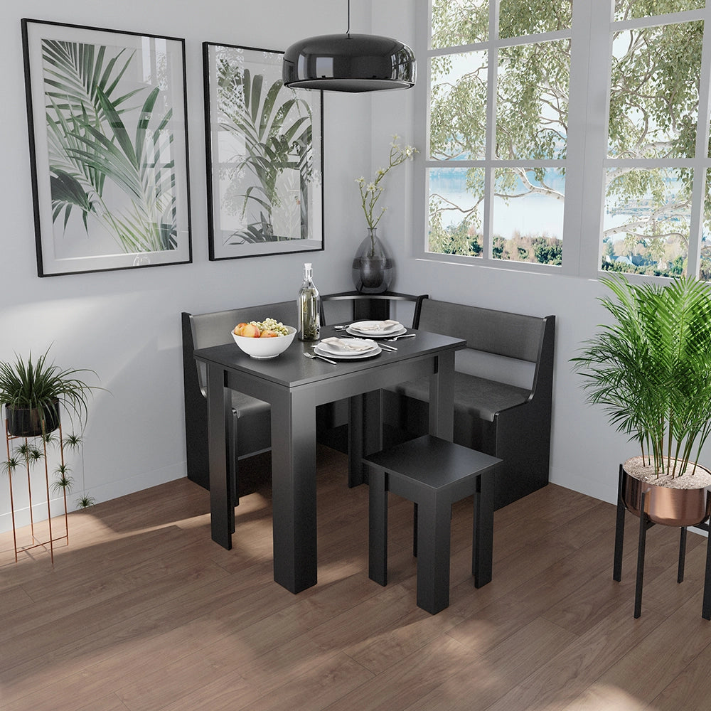 Vicco Panca ad angolo Nero 41.5 x 76.6 cm