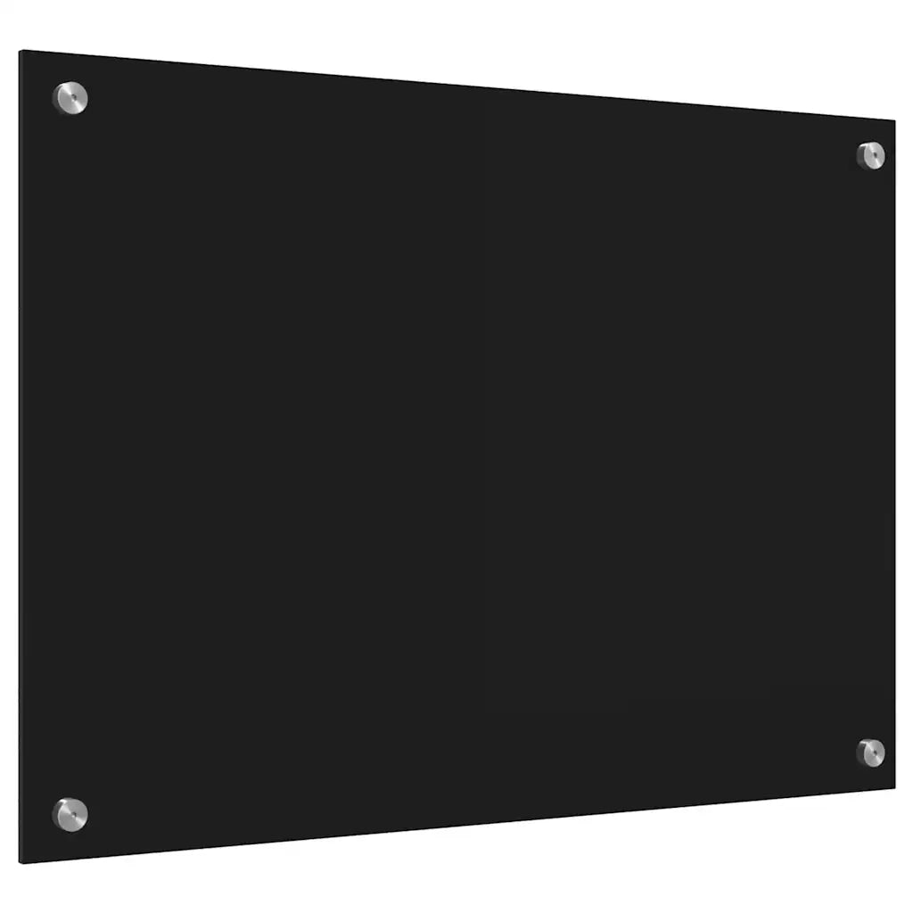 Schienale da cucina Nero 70 x 50 cm vetro temperato CFW6151616