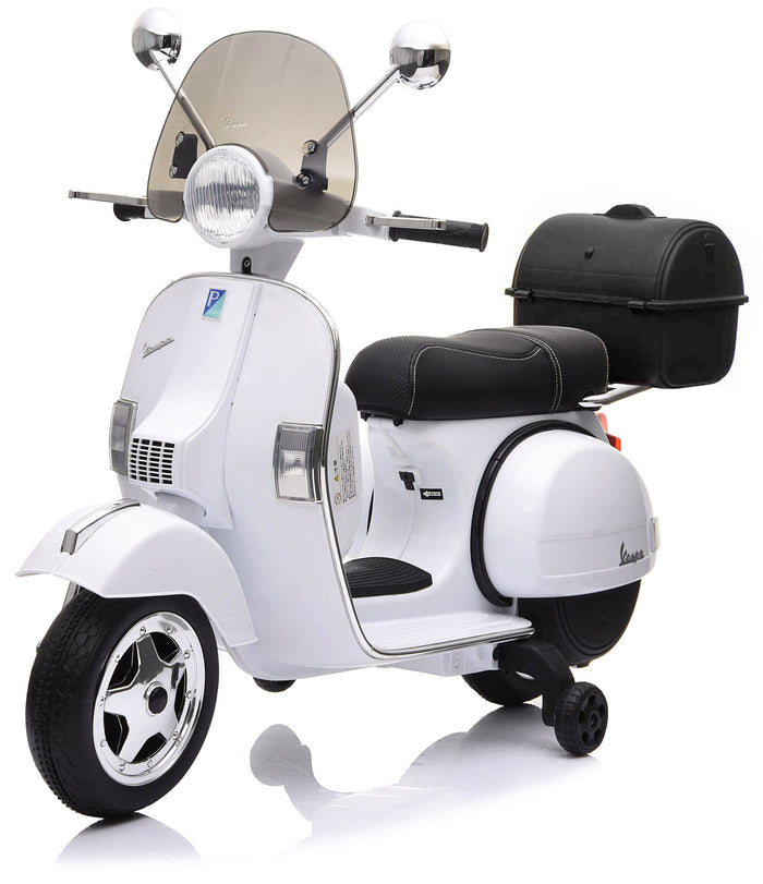 Piaggio Vespa PX150 Full Elettrica 12V per Bambini Bianca