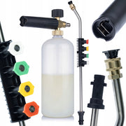 Lancia per Idropulitrice compatibile con Kärcher K2–K7 – Set 5 Ugelli + Schiumogeno 1L | Pressione 160 Bar