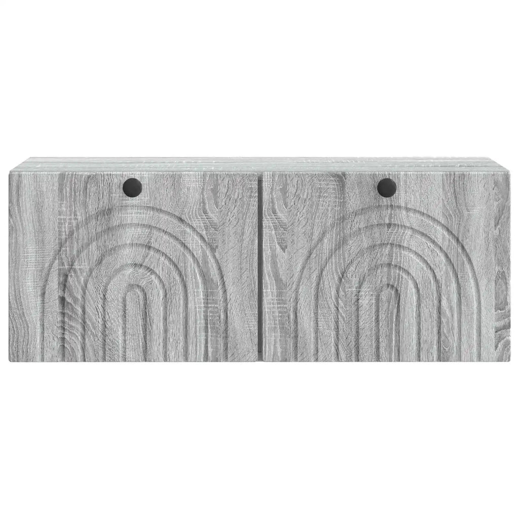 Mobile Porta TV da Muro Grigio Sonoma 78,5 x 31 x 30 cm
