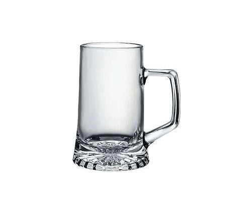Set 2 Boccali Bicchieri Birra con Manico in Vetro Stern 270 cc Bormioli Rocco