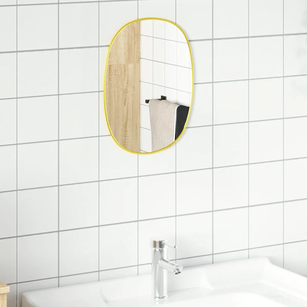 Specchio da Parete Dorato 40x30 cm cod mxl 67582
