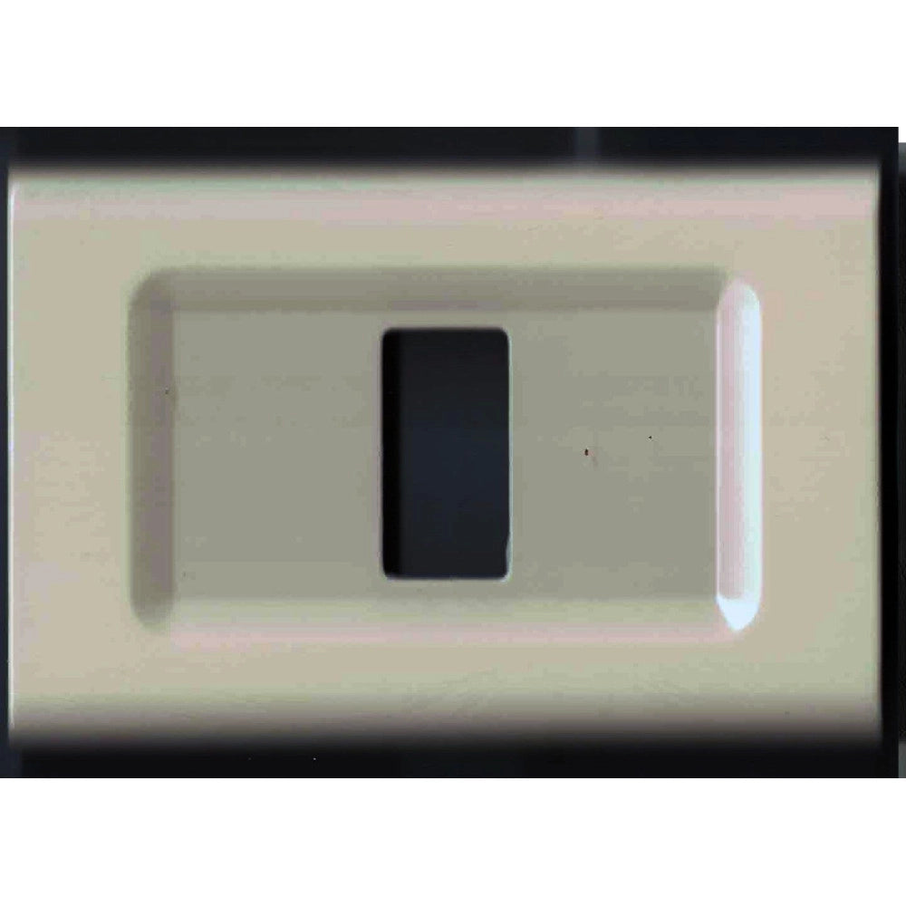 Trade Shop - Placchette Placche In Abs Serie Magic Elite Bticino Compatibili Color Copriprese - Bianco Opaco -5 Fori     -