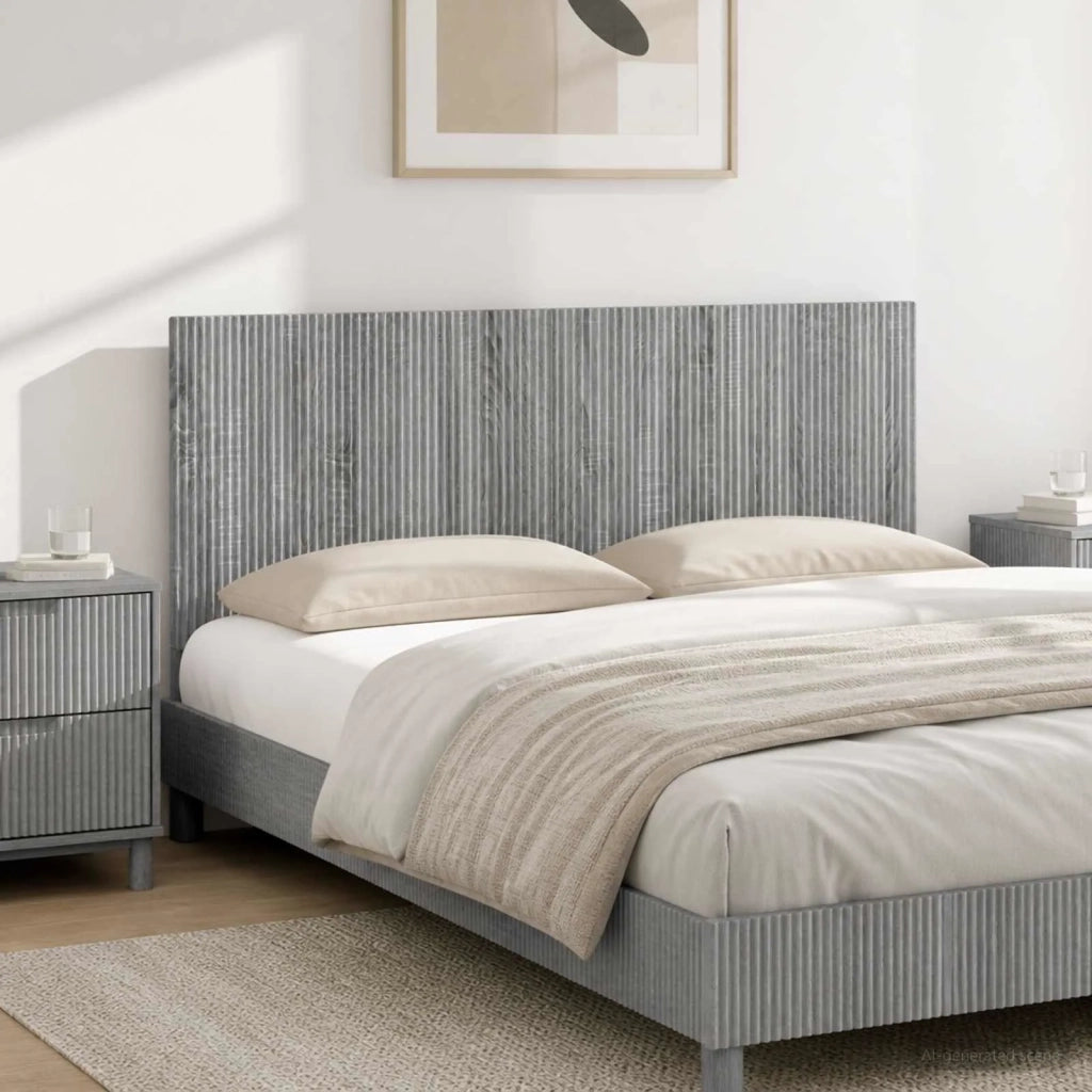 Testiera da Muro ARNHEM Sonoma grigio Legno ingegnerizzato 896741