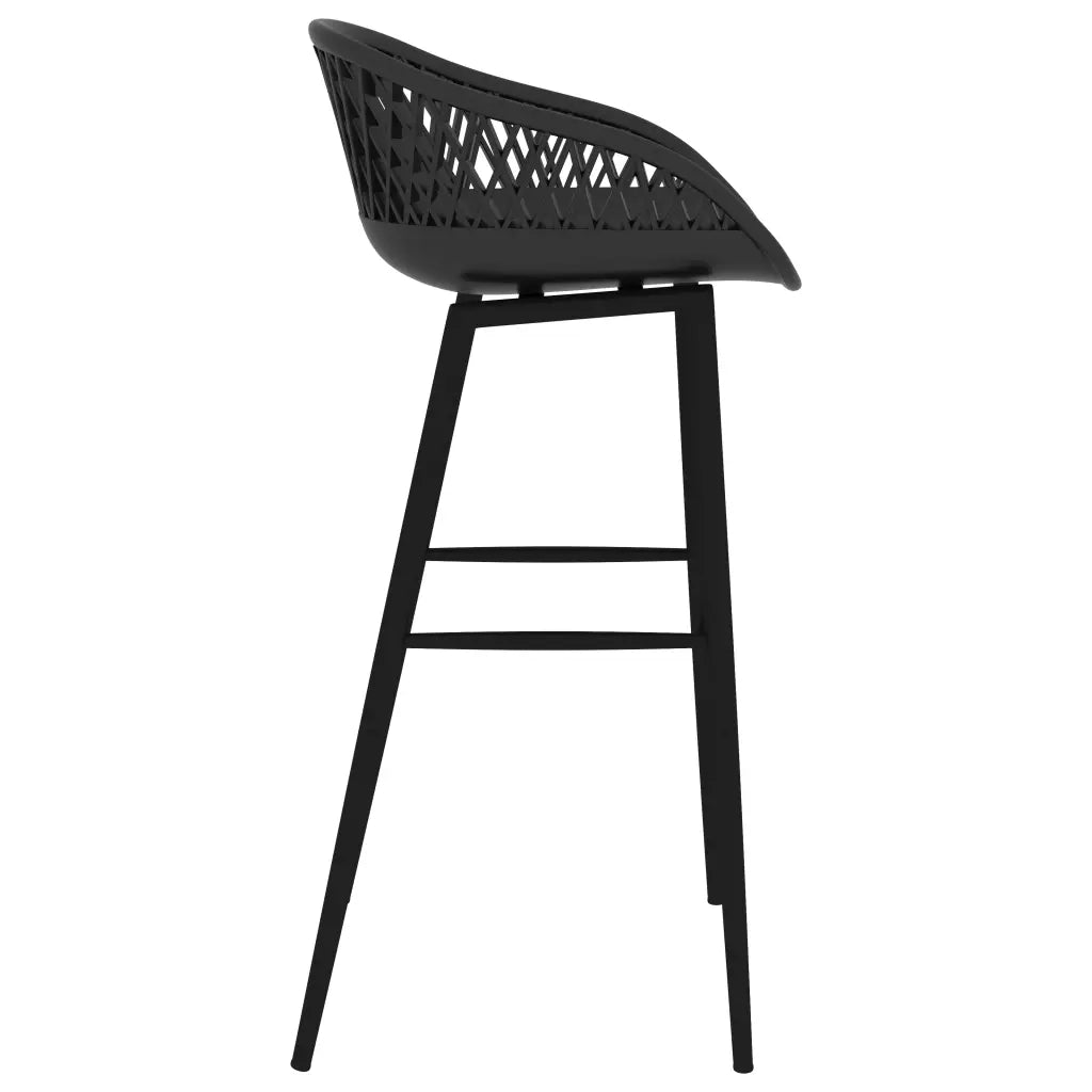 Set da Bar 5 pz Bianco e Nero 3057431