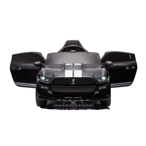 Macchina Elettrica per Bambini Licenza Ufficiale Ford Mustang Shelby Telecomandata 10,8V 3,1Ah Nero