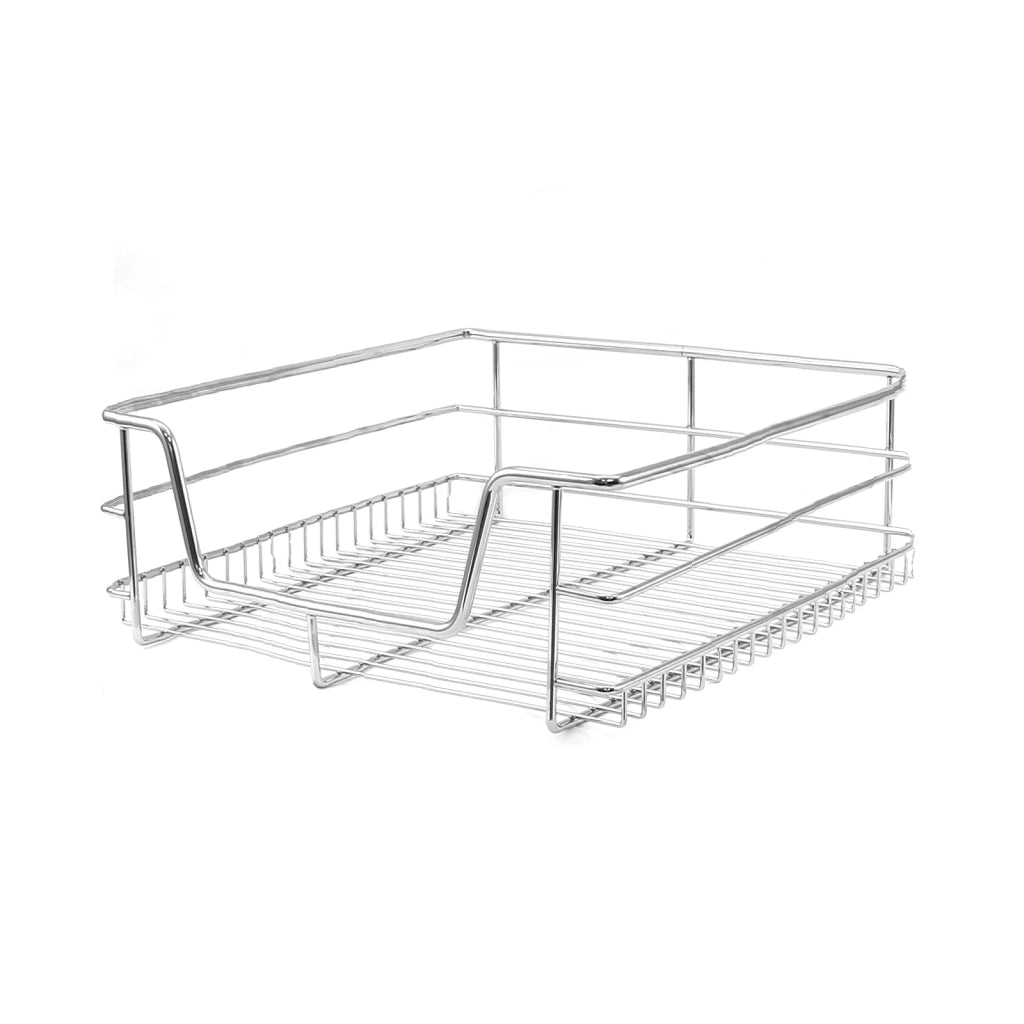 Tirare Fuori Cestini in Acciaio da Cucina Cestelli Organizzazione Credenza da 40cm