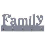 Appendiabiti a Muro FAMILY Grigio 74x29,5 cm CFW8216877