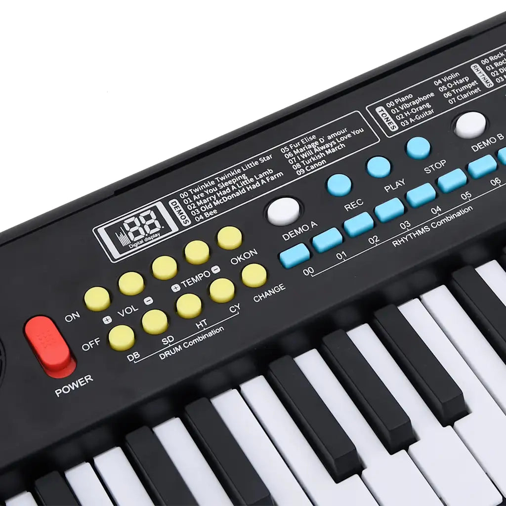 Tastiera Elettrica Pianoforte a 37 Tasti Microfono per Bambini CFW3621036