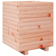 Fioriera | Cassetta per fiori | Vaso da Giardino 40x40x49,5 cm in Legno Massello di Douglas
