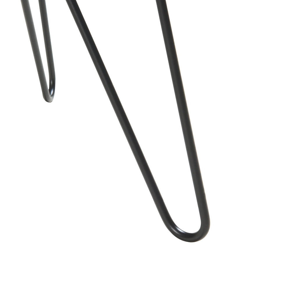 Tavolino laterale 45 x 43 cm metallo nero 03_0010938