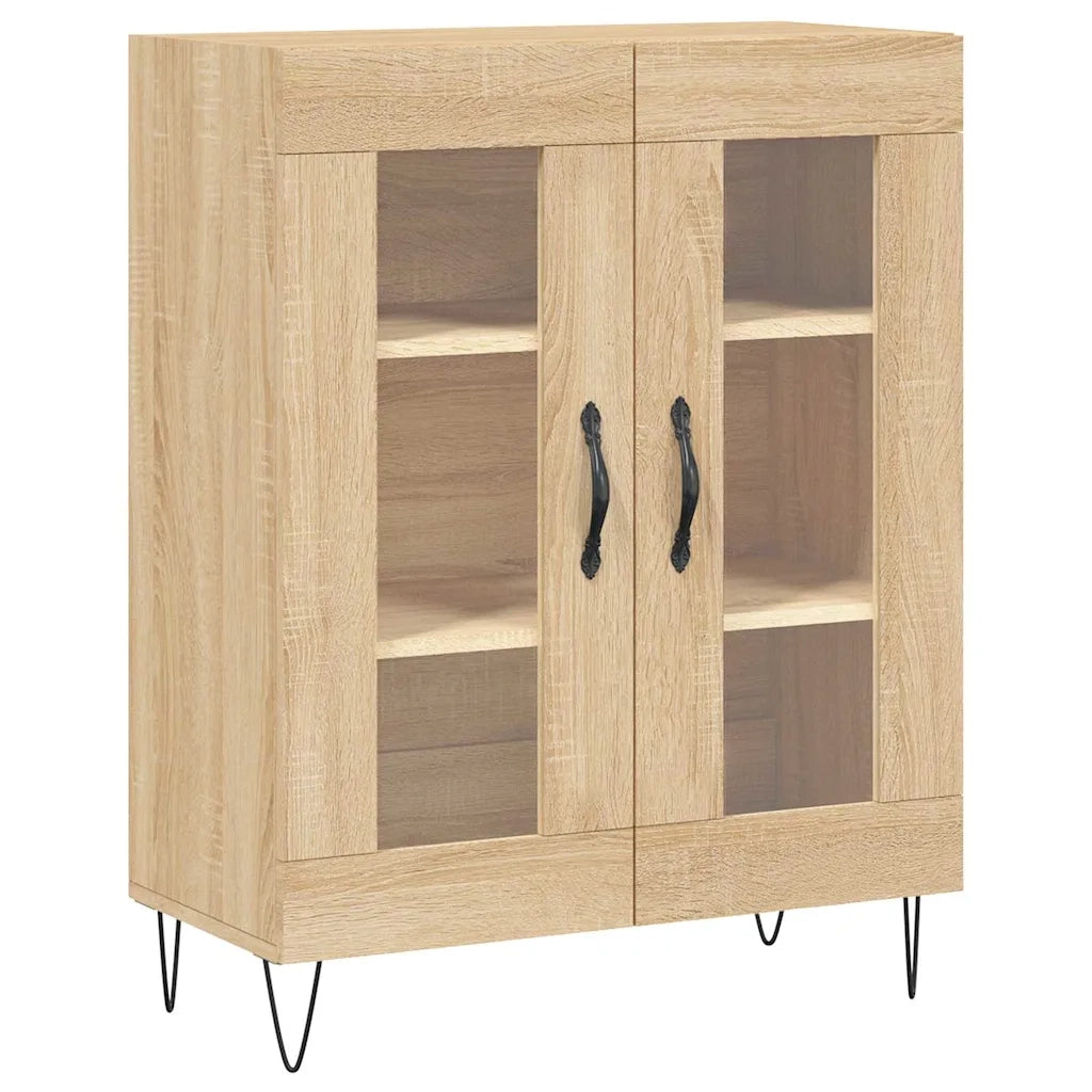 Credenza | Madia | Buffet da pranzo | Armadio da pranzo Rovere Sonoma 69,5x34x90 cm in Legno Multistrato