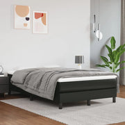 Materasso a Molle Insacchettate Rigidità Media Nero 120x200x20cm in Similpelle 347762