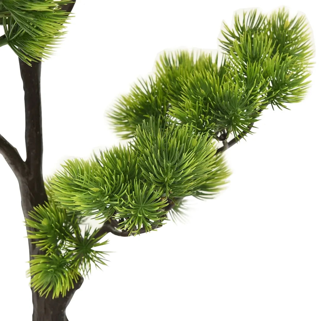 Bonsai di Pino Artificiale con Vaso-Piante Decorative 60 cm Verde 866129