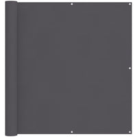 Paravento Balcone Antracite 120x600 cm Tessuto Oxford 134875