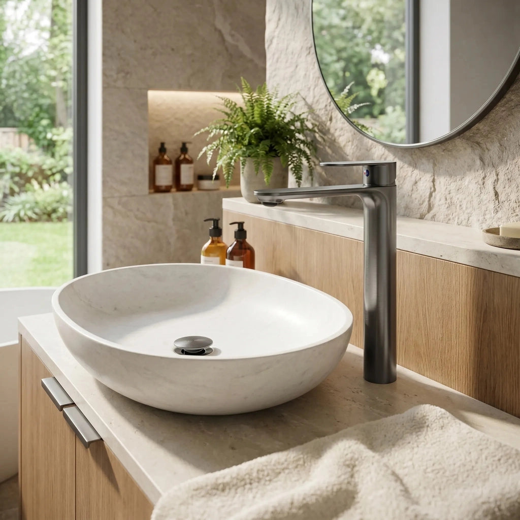 Rubinetto Da Lavabo Rea Drop Titan High