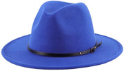 Federa in Vilt con Bordo Largo - Ademabile - Adatto per Uomini/Donne - Circonferenza del Cappello 56-58 cm