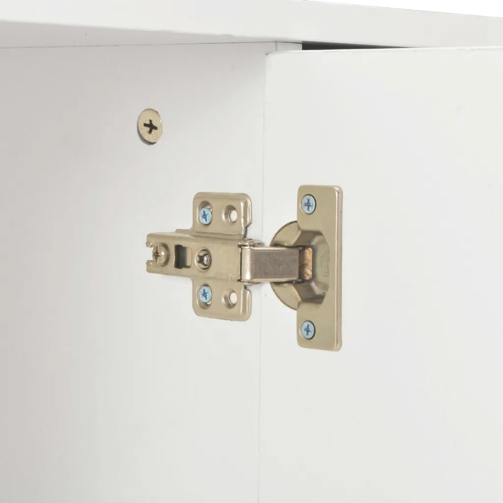 Credenza con Finitura Lucida Bianca 71x35x80 cm in Truciolato 283715