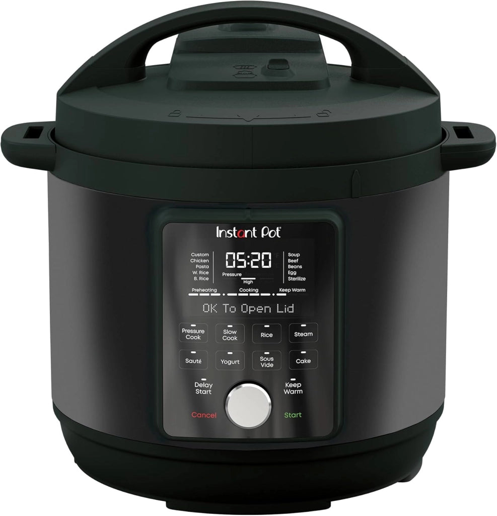 Instant Pot Duo 80 7 in 1 Pentola a Pressione Elettrica/ Vaporiera / Scaldavivande in Acciaio Inossidabile, Adatta a Cucinare Riso, Zuppa, Verdura e Yogurt a Cottura Lenta, 8 L