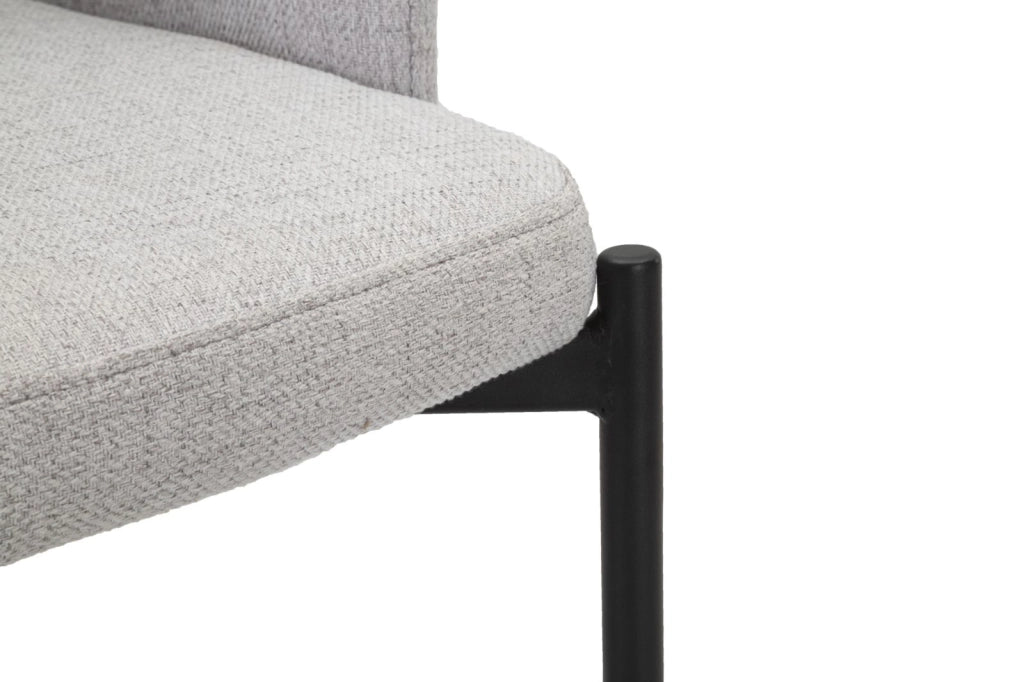 SEDIA HELSINKI GRIGIA SET 2 PZ CM 51X53X80