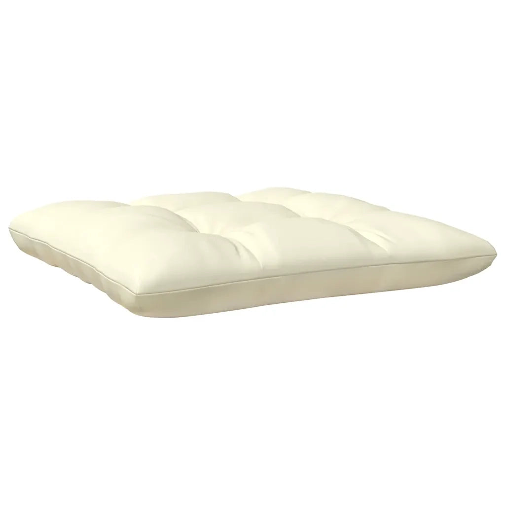 Sgabello da Giardino con Cuscino Crema in Massello di Pino cod mxl 73487