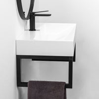 Lavabo In Conglomerato Goya 60cm Conglomerato + Supporto