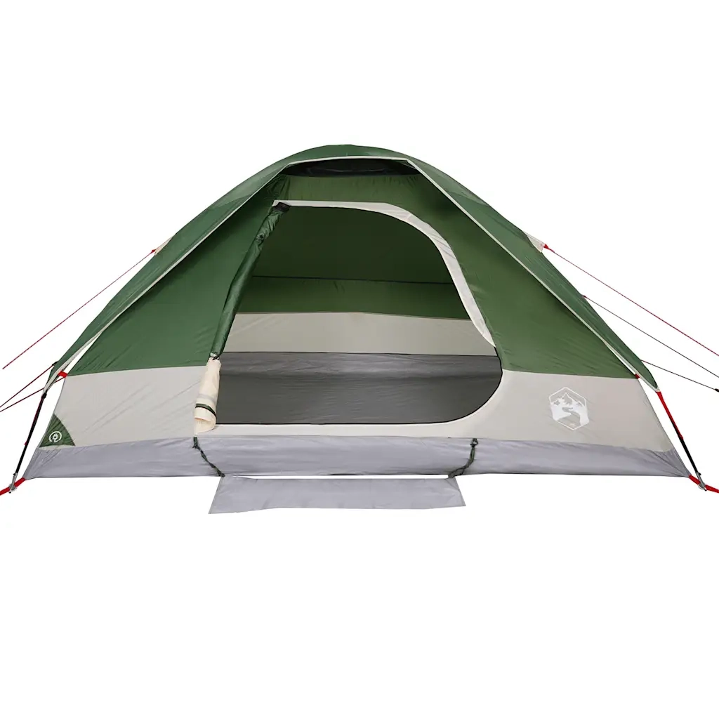 Tenda da Campeggio a Cupola per 6 Persone-Tenda per Escursionismo Verde Impermeabile 305236