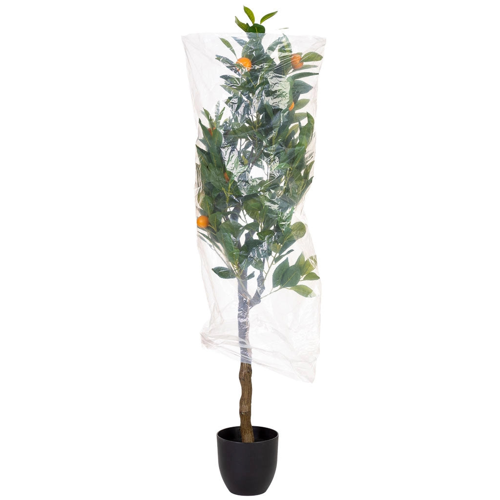 Albero di arancio artificiale decorativo verde 55x55x120
