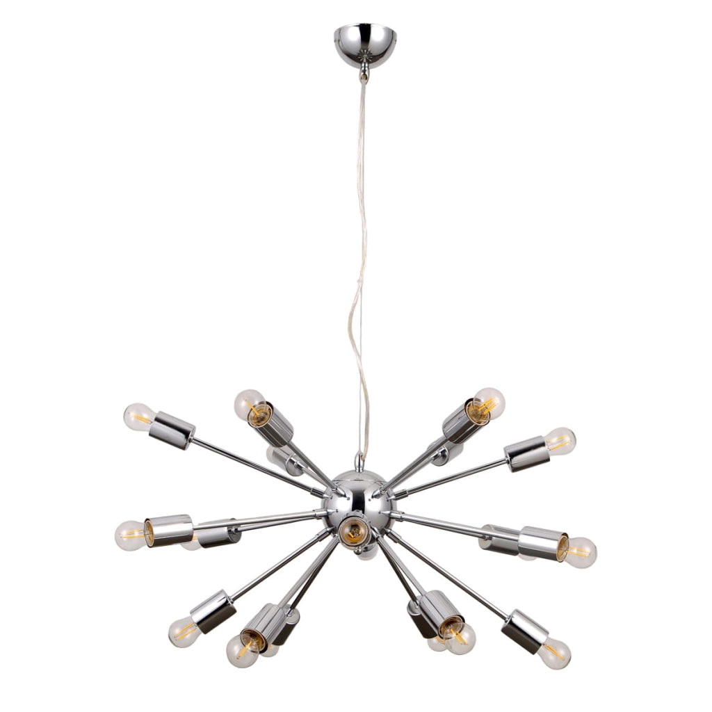 Lampadario Italux Theo moderno cromato 18xE27 AD20000-18A