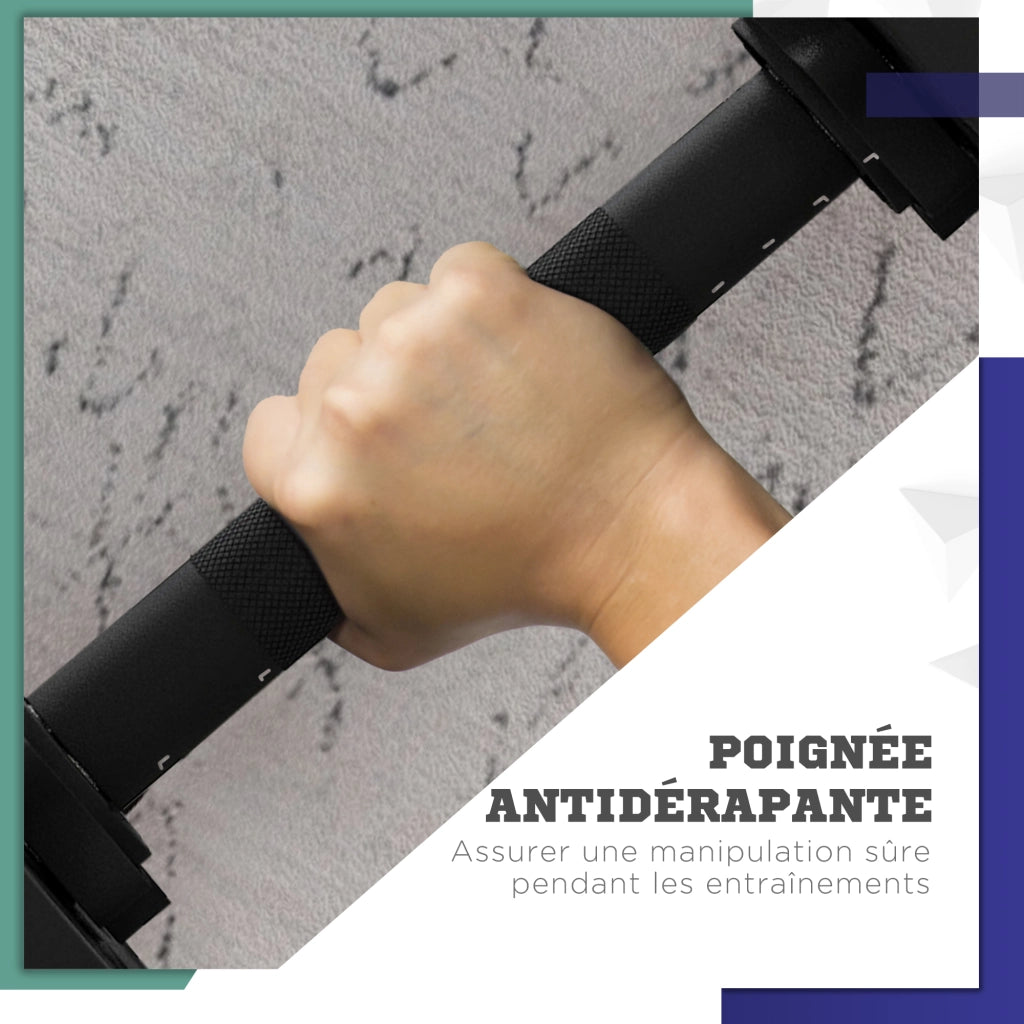 Manubri Regolabili 2 in 1 ¨C zephmum ¨C 15KG con Barre