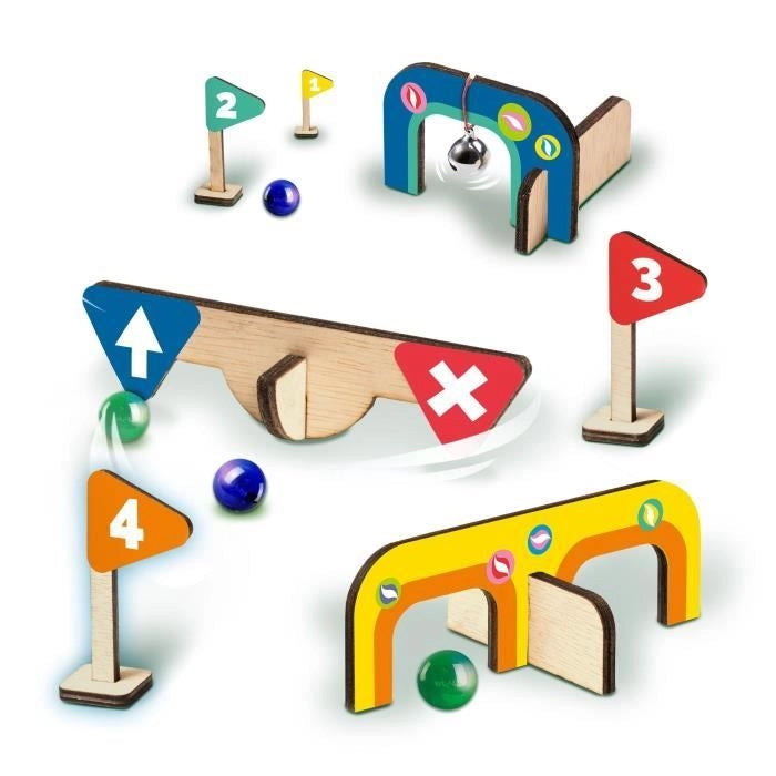 Ball Golf - Minigolf Wooden Route