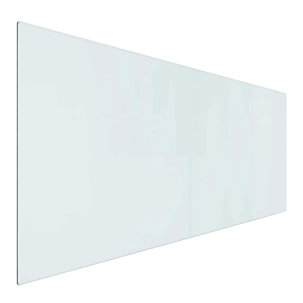 Piastra in vetro per camino Trasparente 120 x 50 cm Vetro