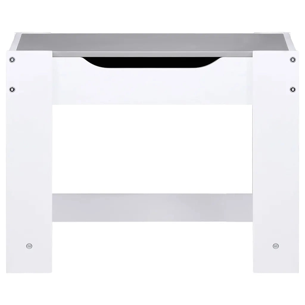 Tavolo per Bambini con 2 Sedie Bianco in MDF CFW1766261