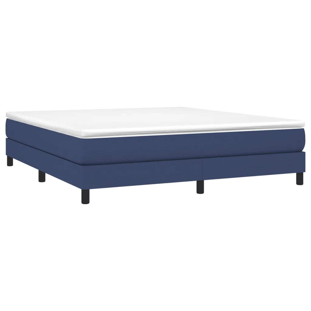 Giroletto a Molle con Materasso Blu 180x200 cm in Tessuto 3144099