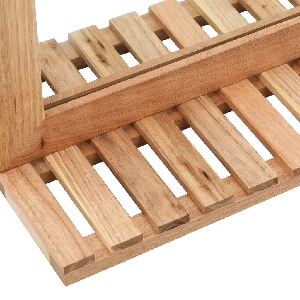 Specchio da Bagno 60x12x62 cm in Legno Massello di Noce 247605
