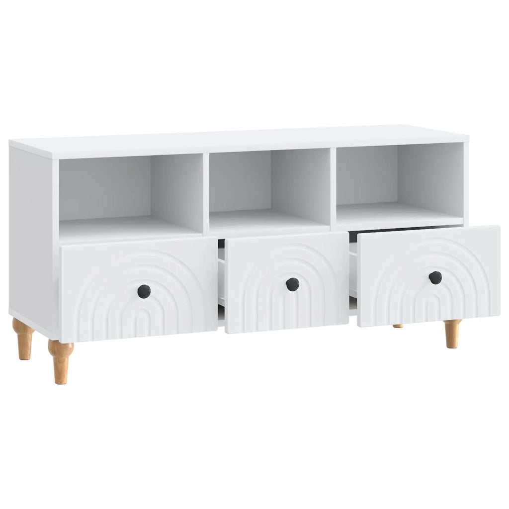 Mobile TV Bianco 102 x 34,5 x 50 cm Legno ingegnerizzato 894215