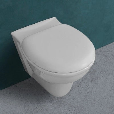 Wc singolo sospeso Serie Karla in ceramica bianca lucida