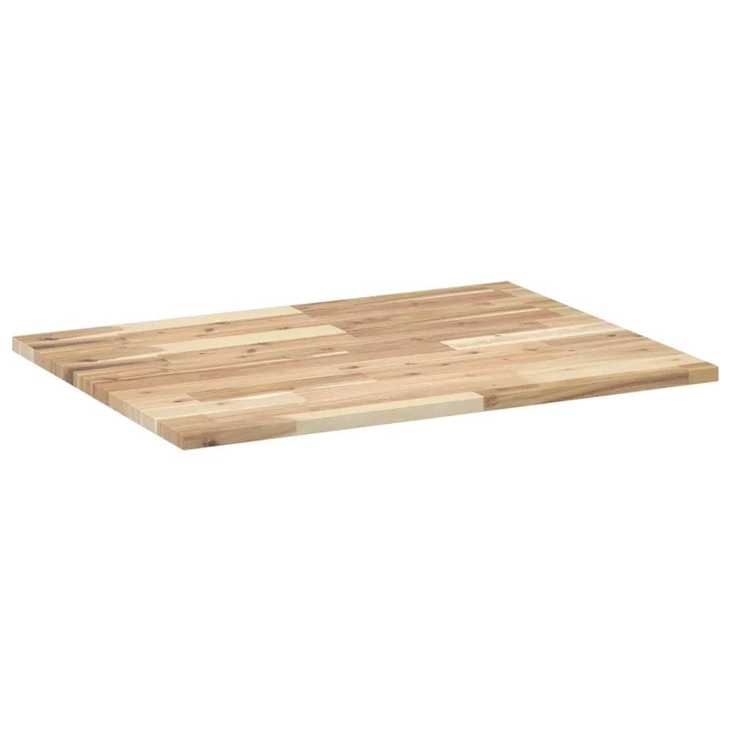 Piano da Bagno Non Trattato 80x60x2 cm Legno Massello di Acacia 3279667