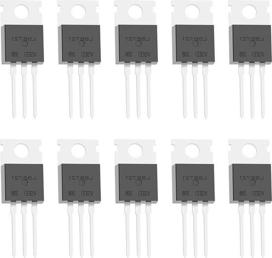 10 pezzi IRLB8721 Transistor MOSFET N-canale ESD TO-220 62A 30 V 3Pin Interruttore elettronico - Regolabile Rectificatore