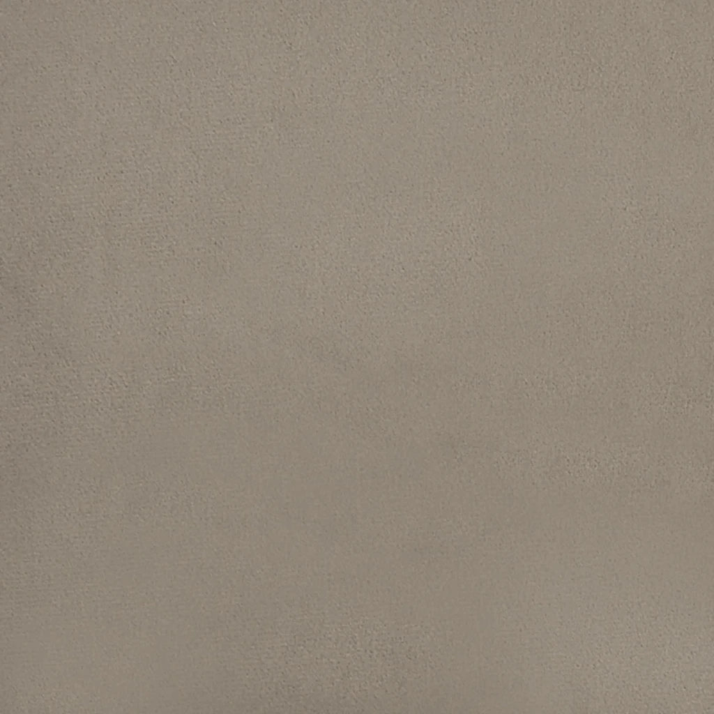 Sgabello da Bar Grigio Chiaro in Velluto 333980
