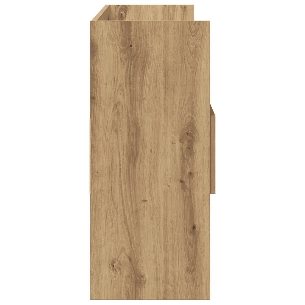 Credenza Rovere Artigianale 105x30x70 cm in Legno Multistrato 856635