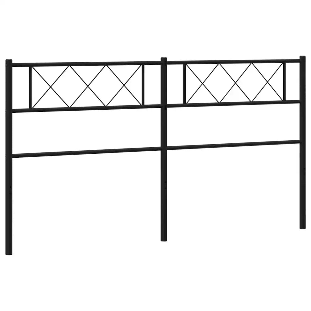 Testiera di Ricambio in Metallo Nero 160 cm 372312