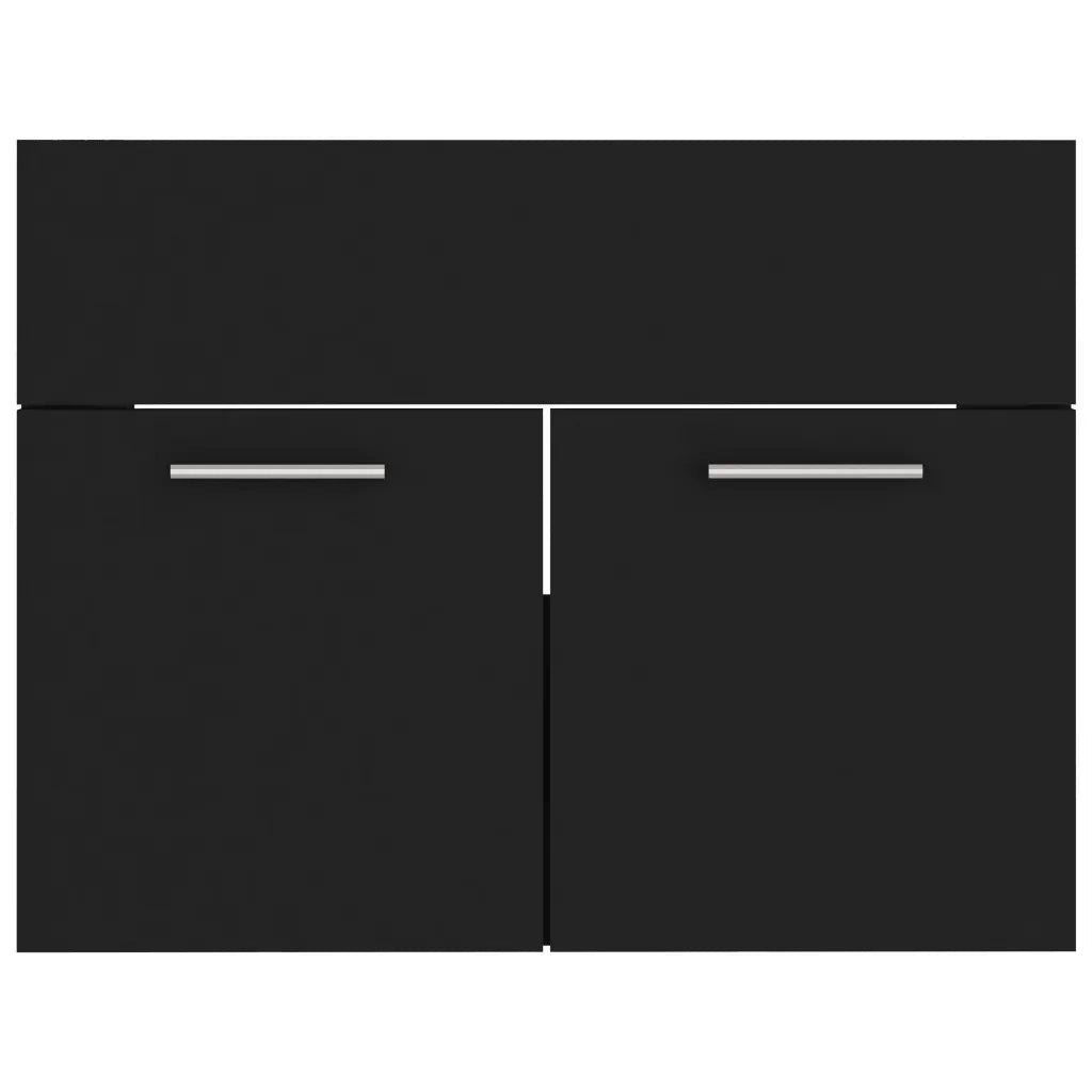 Mobile Sottolavabo Nero 60x38,5x46 cm in Truciolato cod mxl 47571