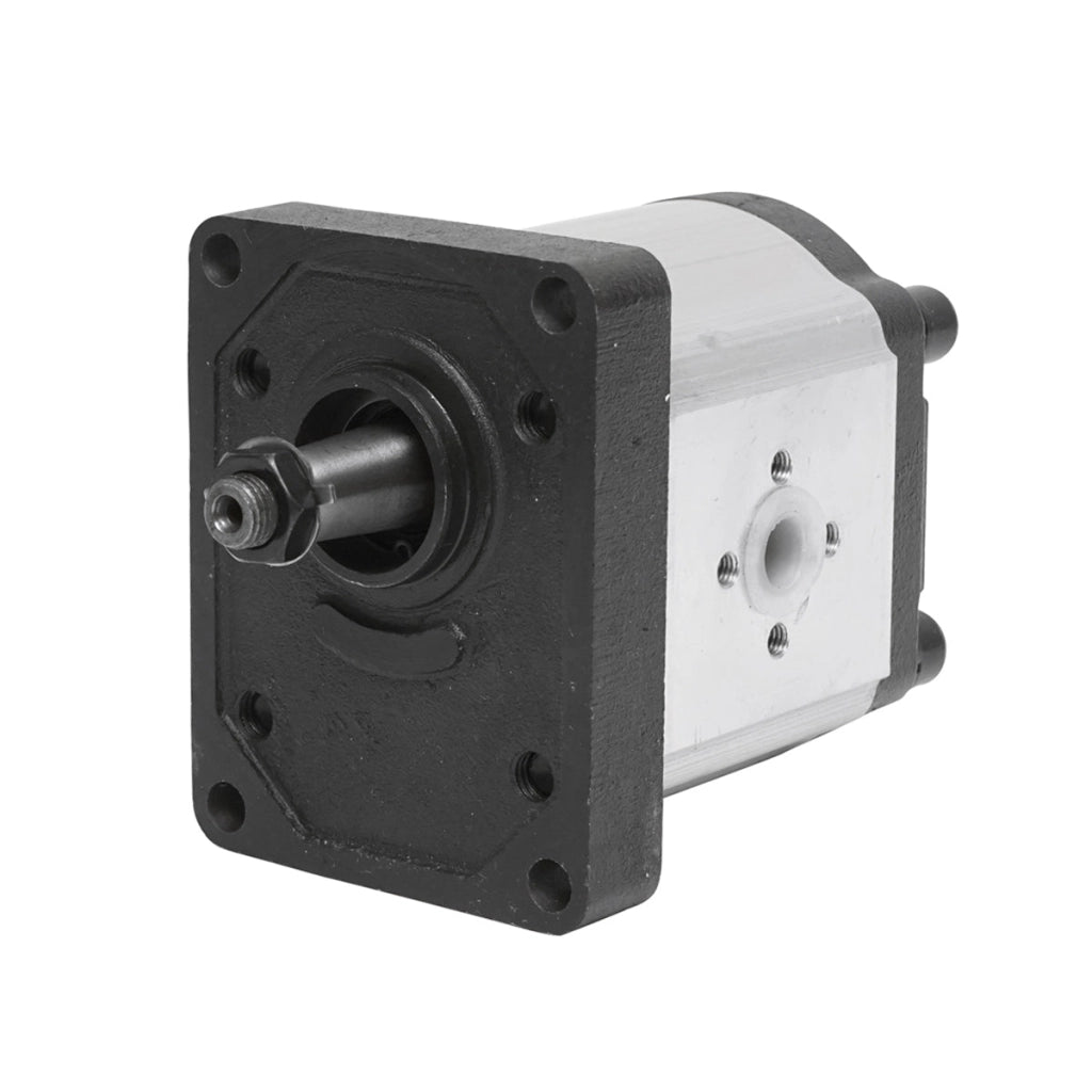Pompa idraulica 15 cm³/giro, rotazione destrorsa, compatibile con trattori Fiat, New Holland e UTB. Riferimenti OEM: 5129486, 5169039, 5179728