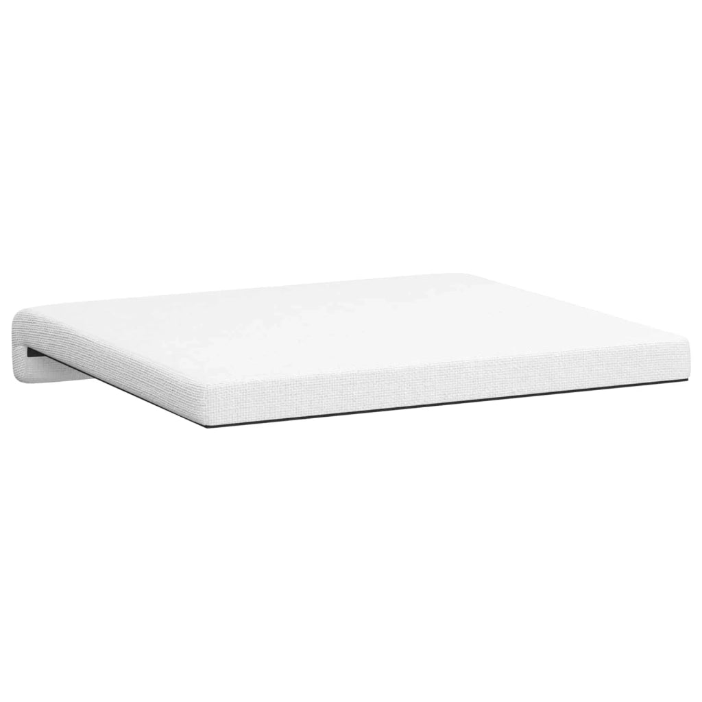 Cuscino per panchina 2 pcs Tessuto Bianco Profondità 35 cm 42043018